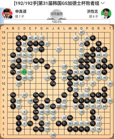两败出局~申工智能无缘GS杯GS加德士杯韩国围棋大师赛自1996年创办，是