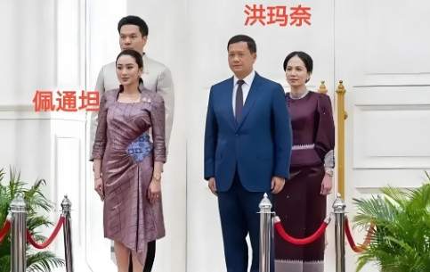 很多人都说洪玛奈的妻子比佩通坦漂亮，大家可以看一下她们同台的照片。个人认为，两人