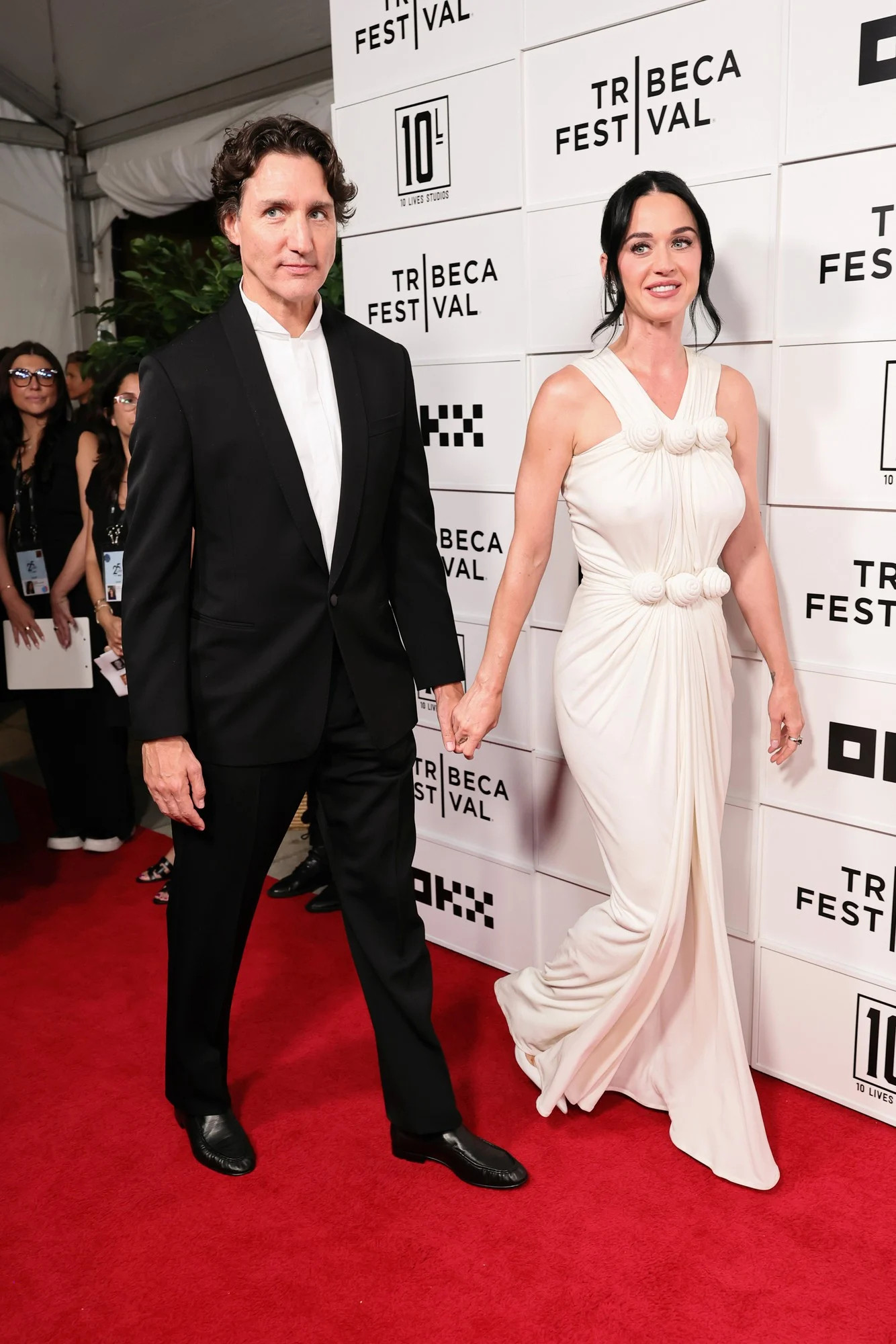 KatyPerry和男友JustinTrudeau8日纽约演唱会纪实电影