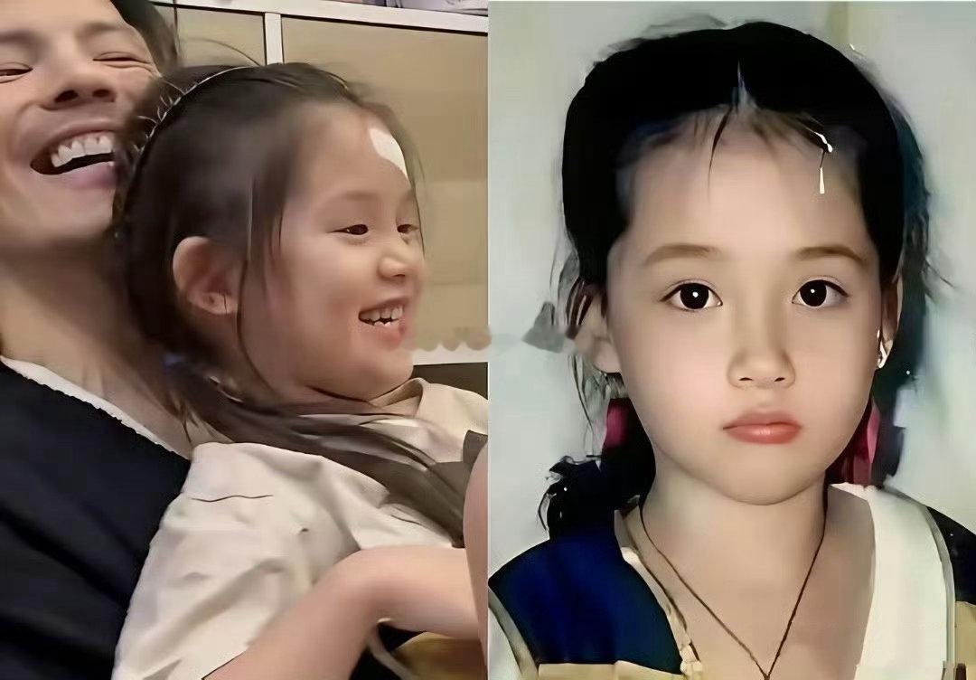 这是向佐女儿向芷，这俏模样的向家小公主，妥妥遗传了妈妈郭碧婷的美！​