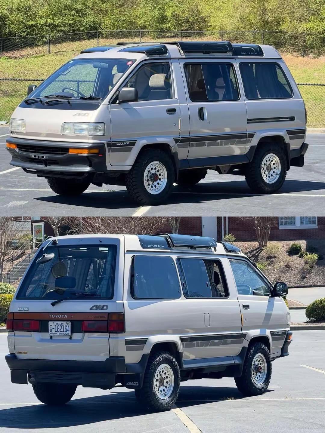 这台1990年丰田LiteAce，在当下复古多功能车型逐渐回潮的背景下，这样一