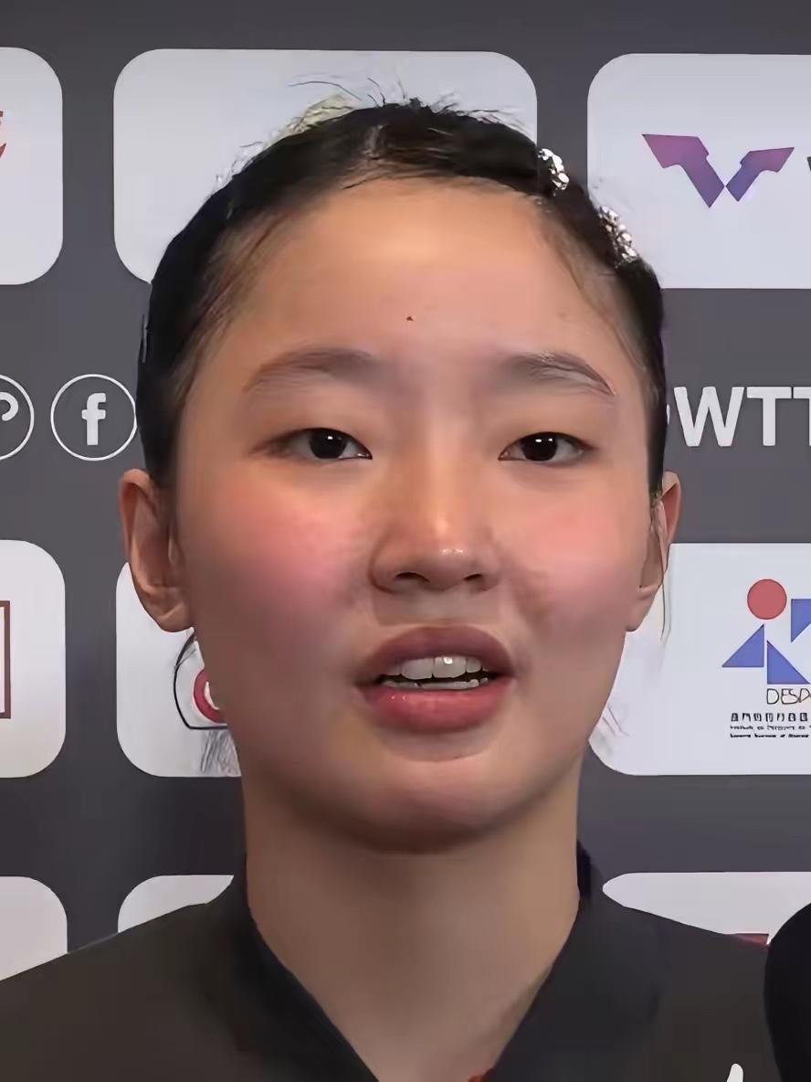 伦敦世乒赛女团决赛，张本美和0:3输给孙颖莎，赛后，张本美和坦言:我与孙颖莎交手