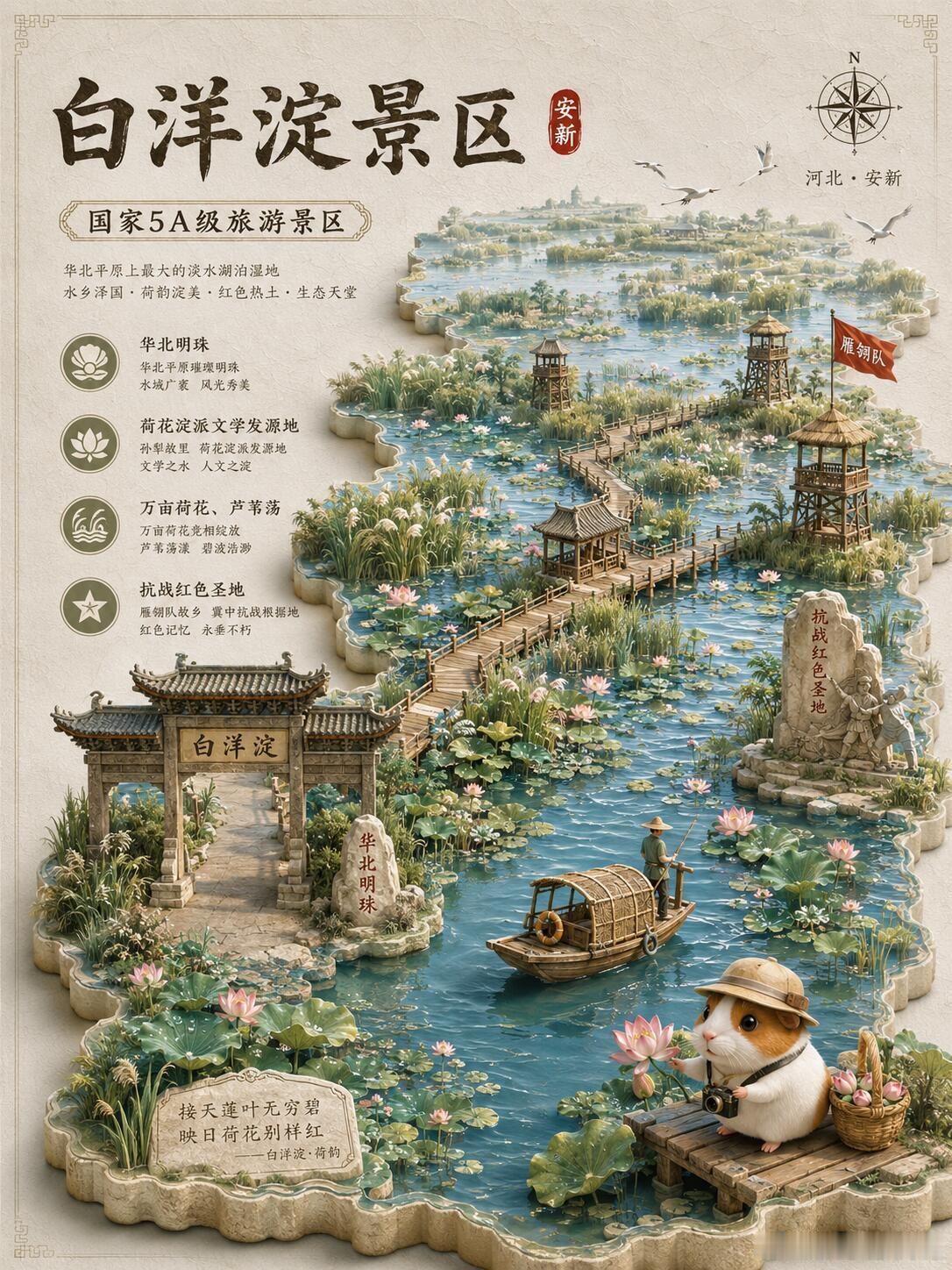 河北：燕山太行抱住的十三颗星，东北角是山海门户。秦皇岛的山海关，把长城扔进大