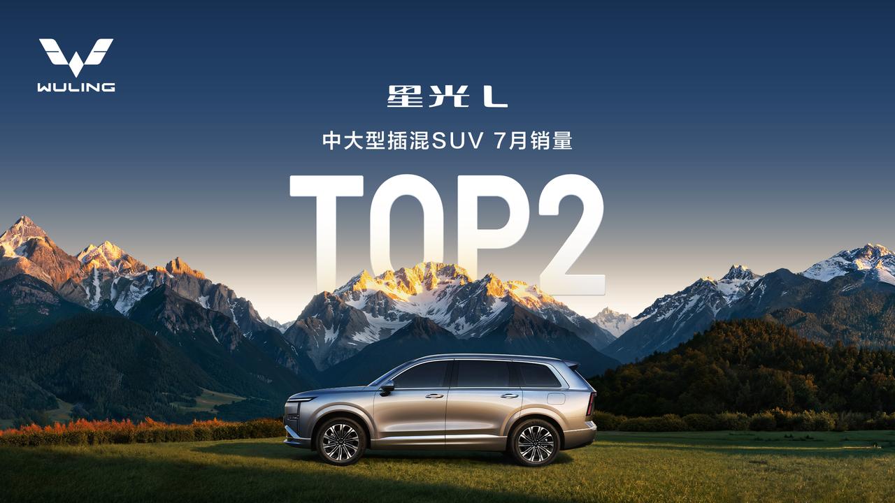 中大型插混SUVTOP2，星光L销量居然这么？  7月份销量榜刚放出来，星