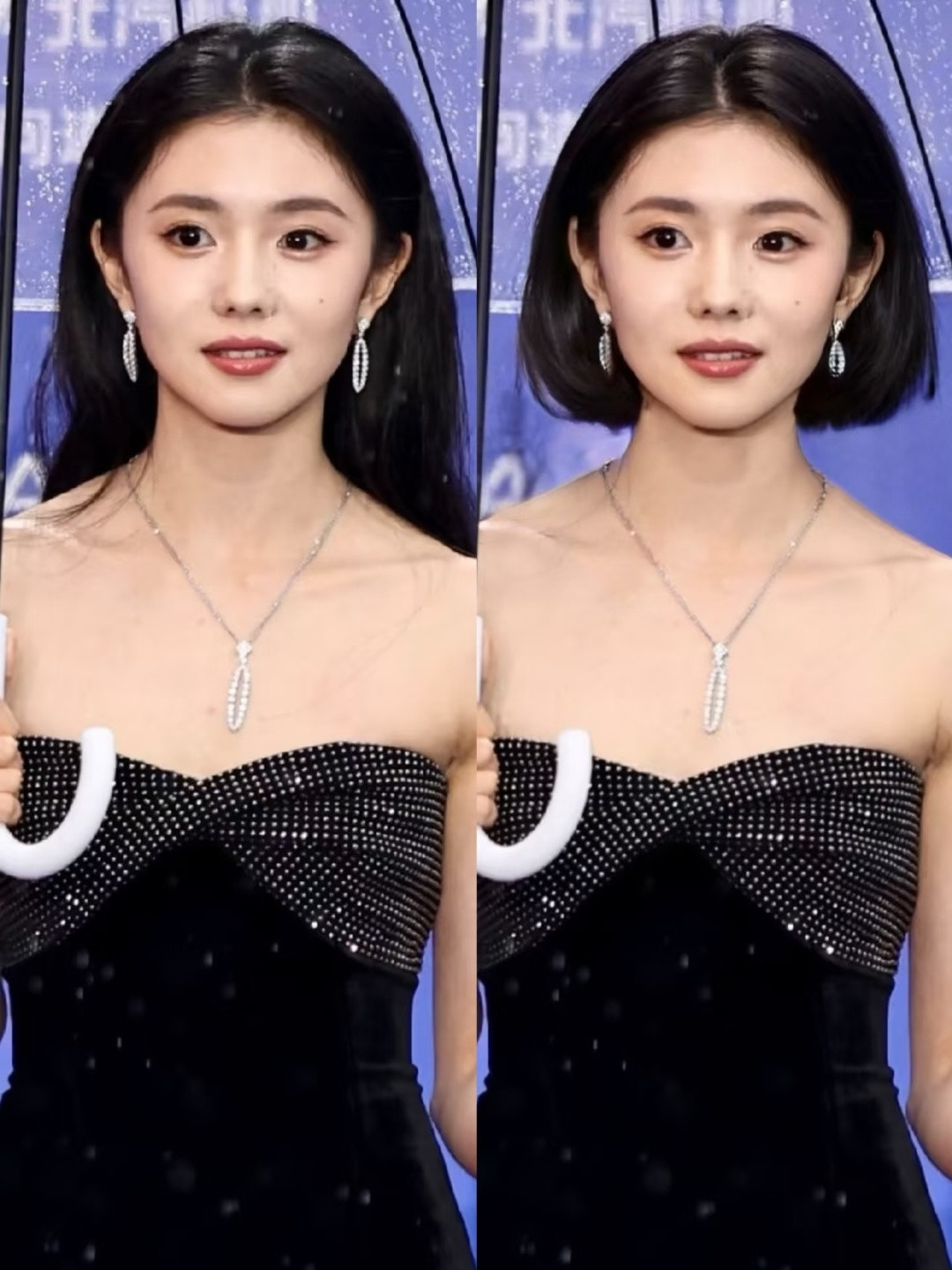 发型好像对刘浩存来说一点都不重要她真的什么发型都能完美驾驭啊！