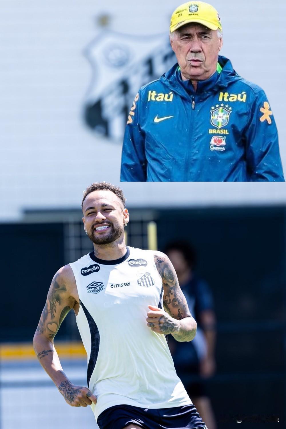 内马尔不会得到安切洛蒂的征召！据报道，内马尔将不会入选对阵法国和克罗地亚的友