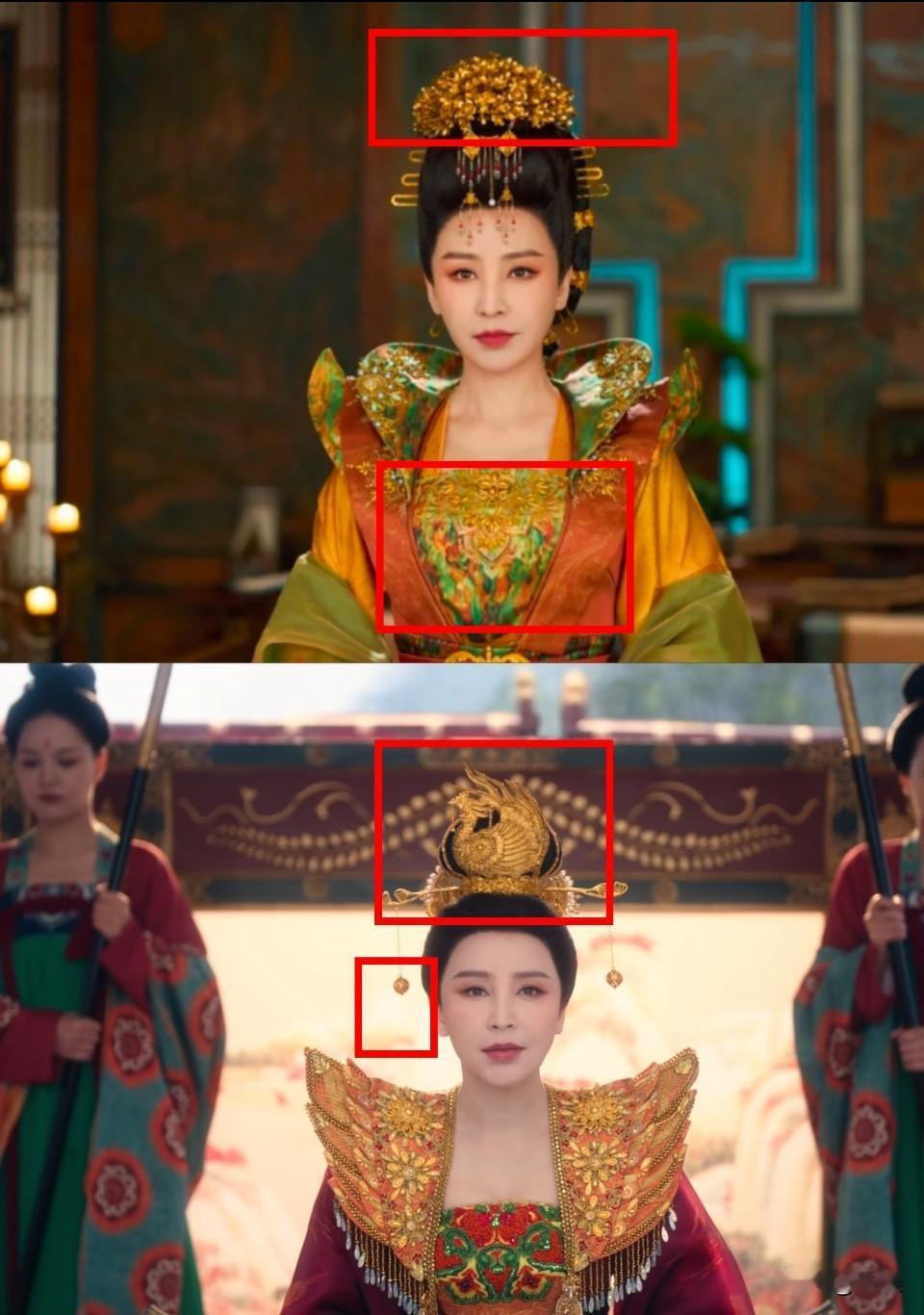 谁懂啊‼️她这发饰也太“权威”了吧！！这剧里的首饰都没有义乌小商品的那种小气