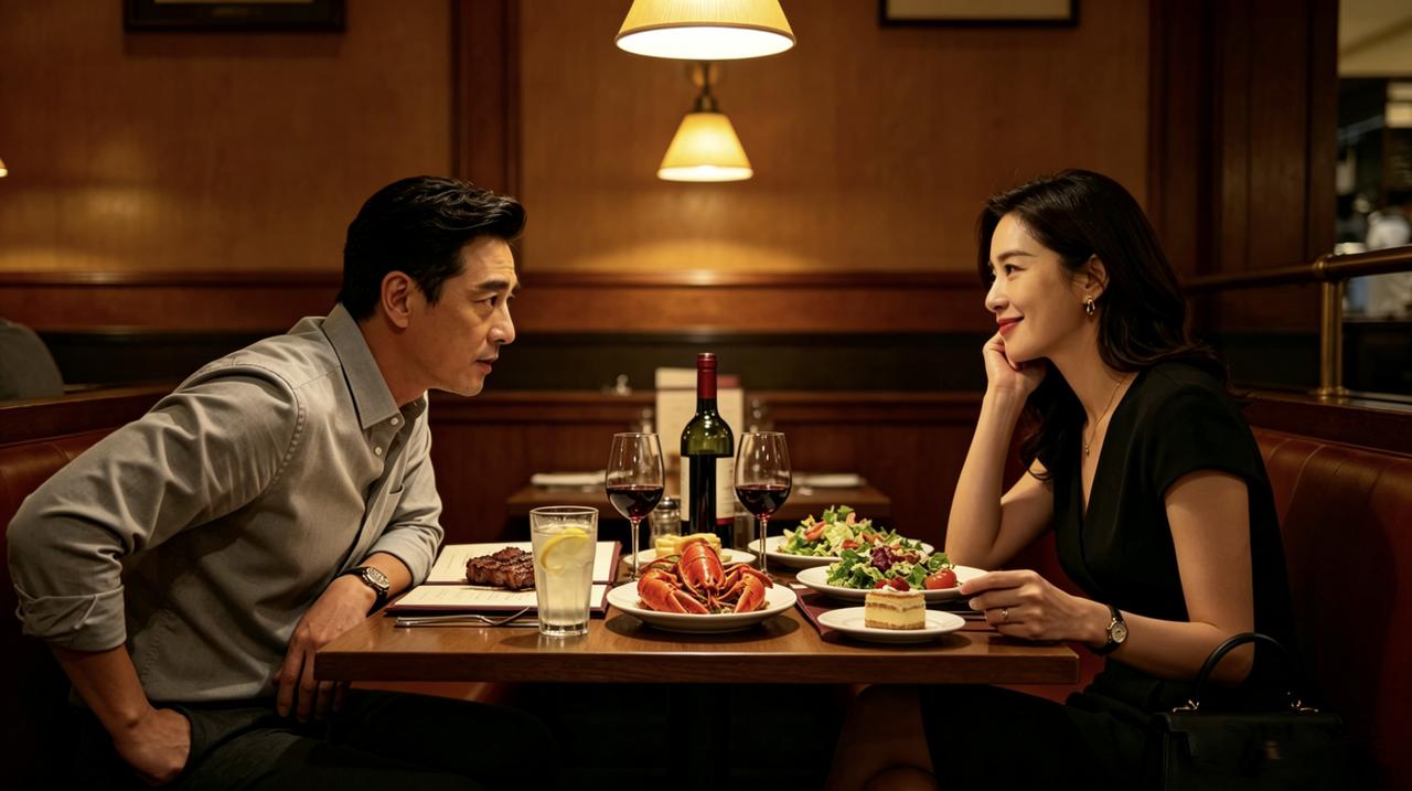 相亲时，男人说希望另一半温柔顾家。她问：“那你呢？”男人答：“我负责赚钱养家。”