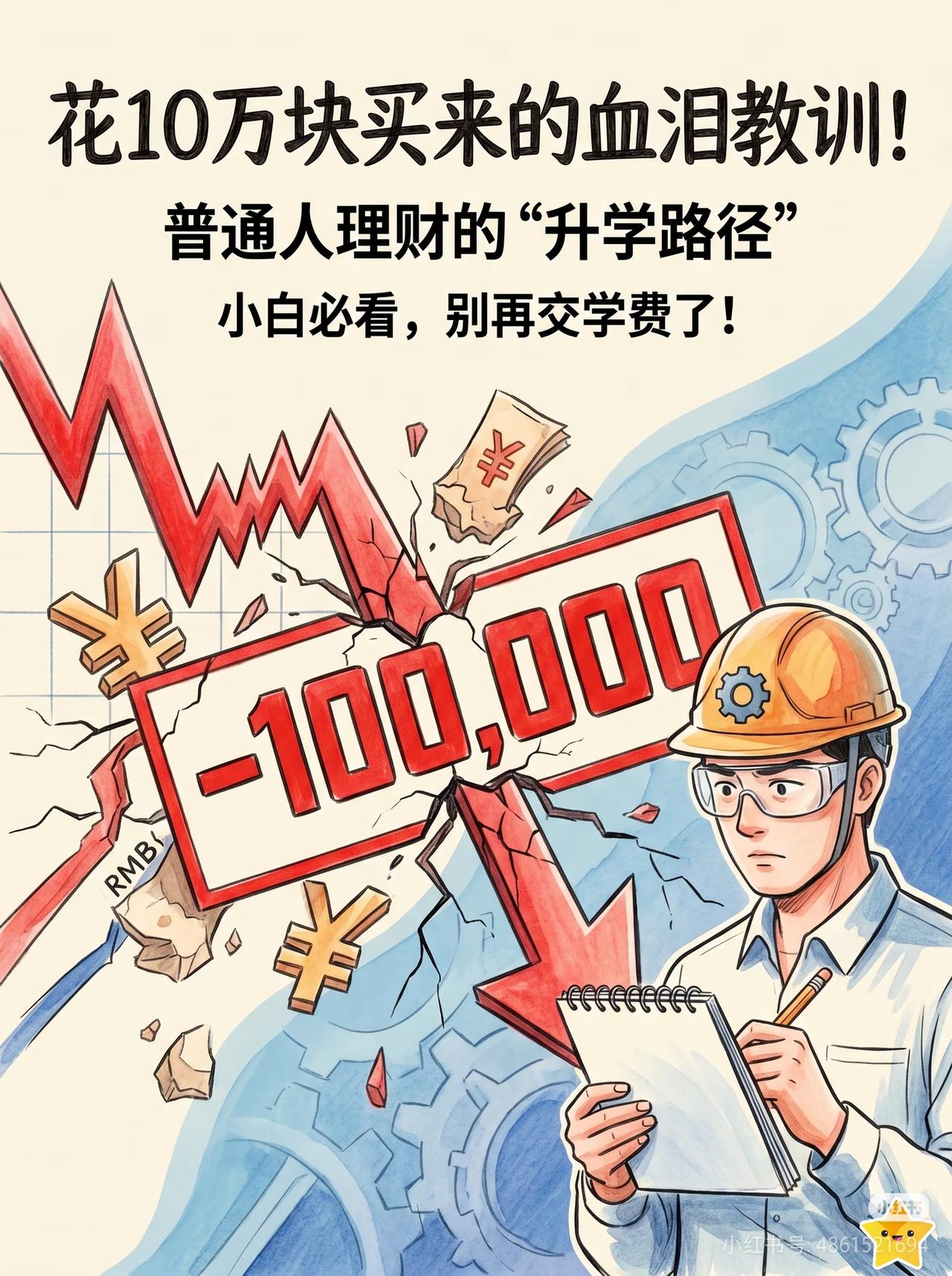 亏掉10万才懂：理财根本不是赌运气，是老老实实“升学考试”花10万块买来的