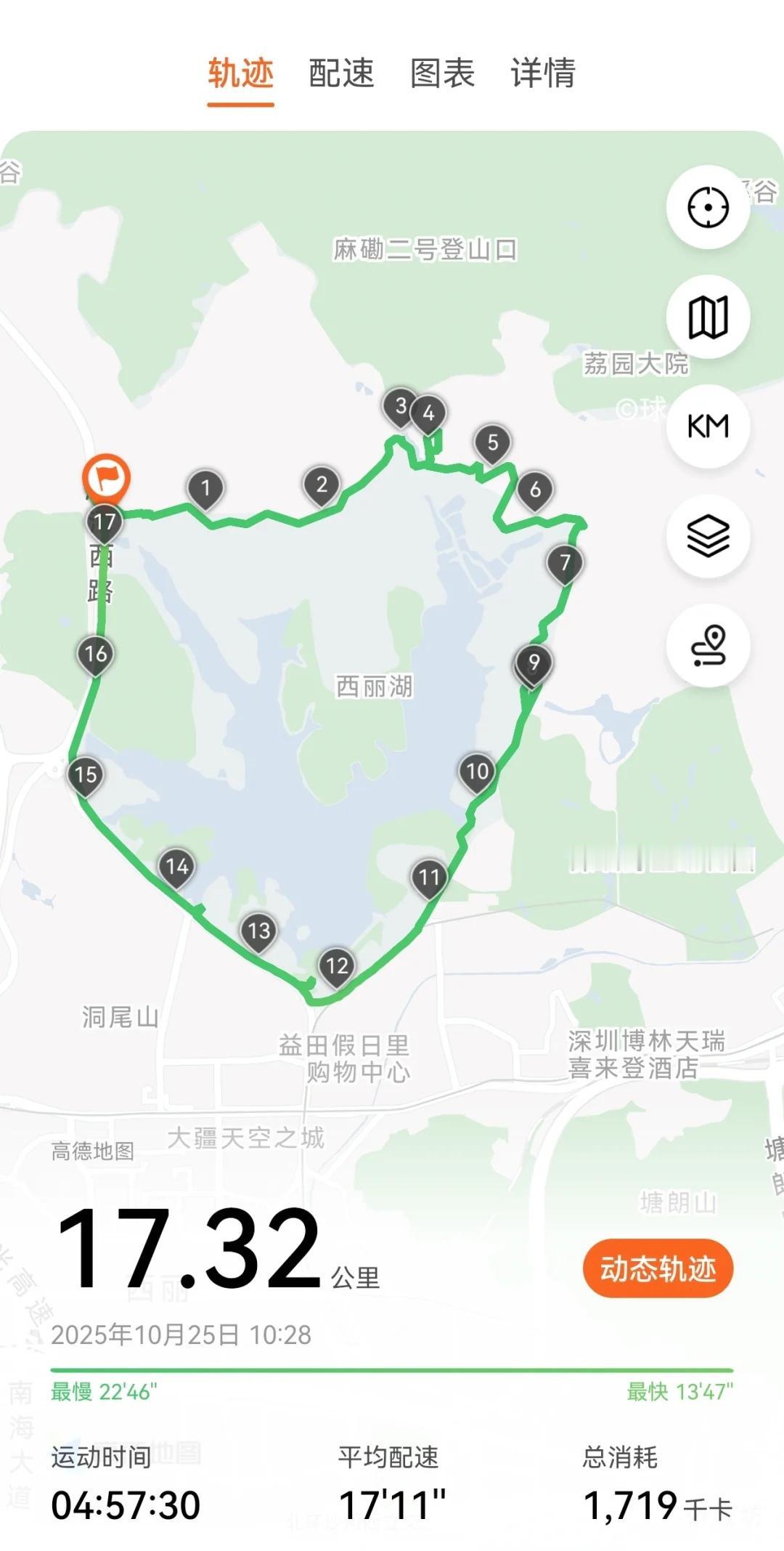 环西丽湖碧道徒步攻略交通：我是做五号线西丽地铁转公交到白芒村1，但是好像留仙洞