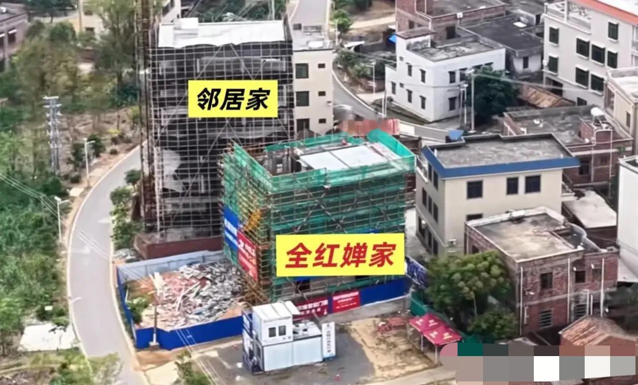 全红婵的邻居挺聪明的，房子特地修得比奥运冠军的房子还要高，再也不会有人质疑全