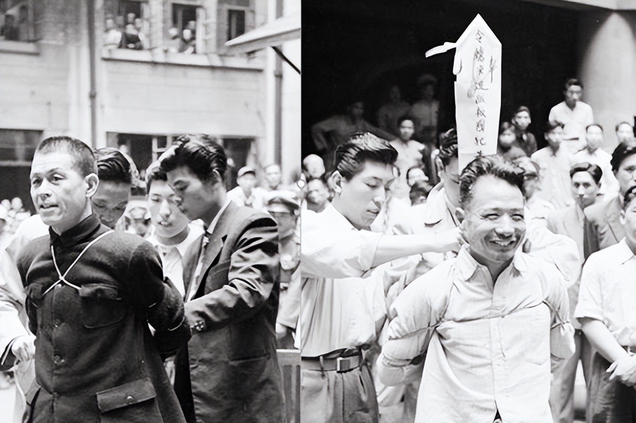 1949年，大汉奸朱大同被拉到刑场枪毙，周围骂声不断，但他的脸上却挂着笑容。陈毅