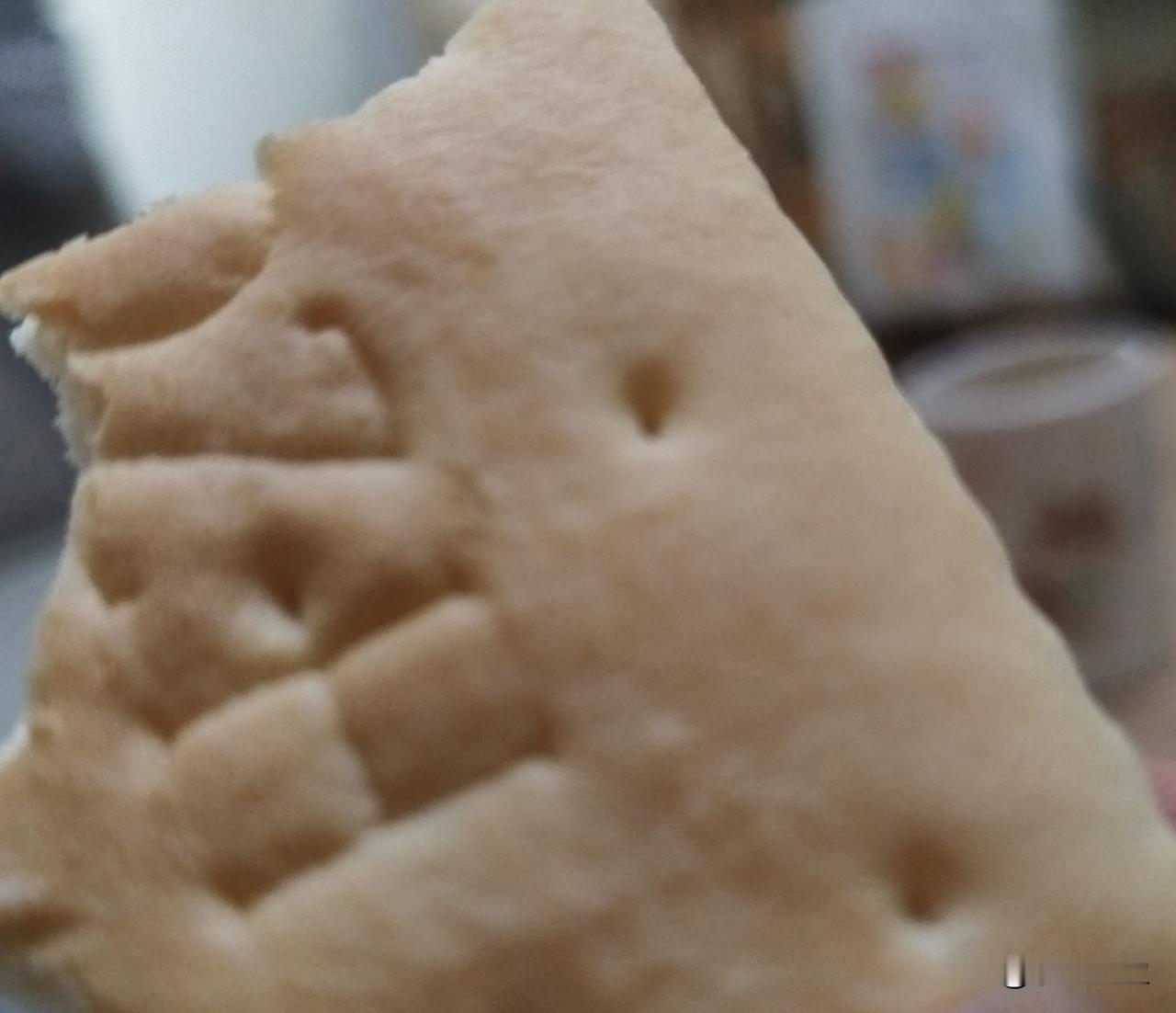 太好吃了！这次回老家，临走时拿了一包饼干，怕路上饿肚子。这种最朴素得饼干，好