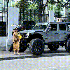 好酷的车🚗就是上车的样子有点糗……🌚