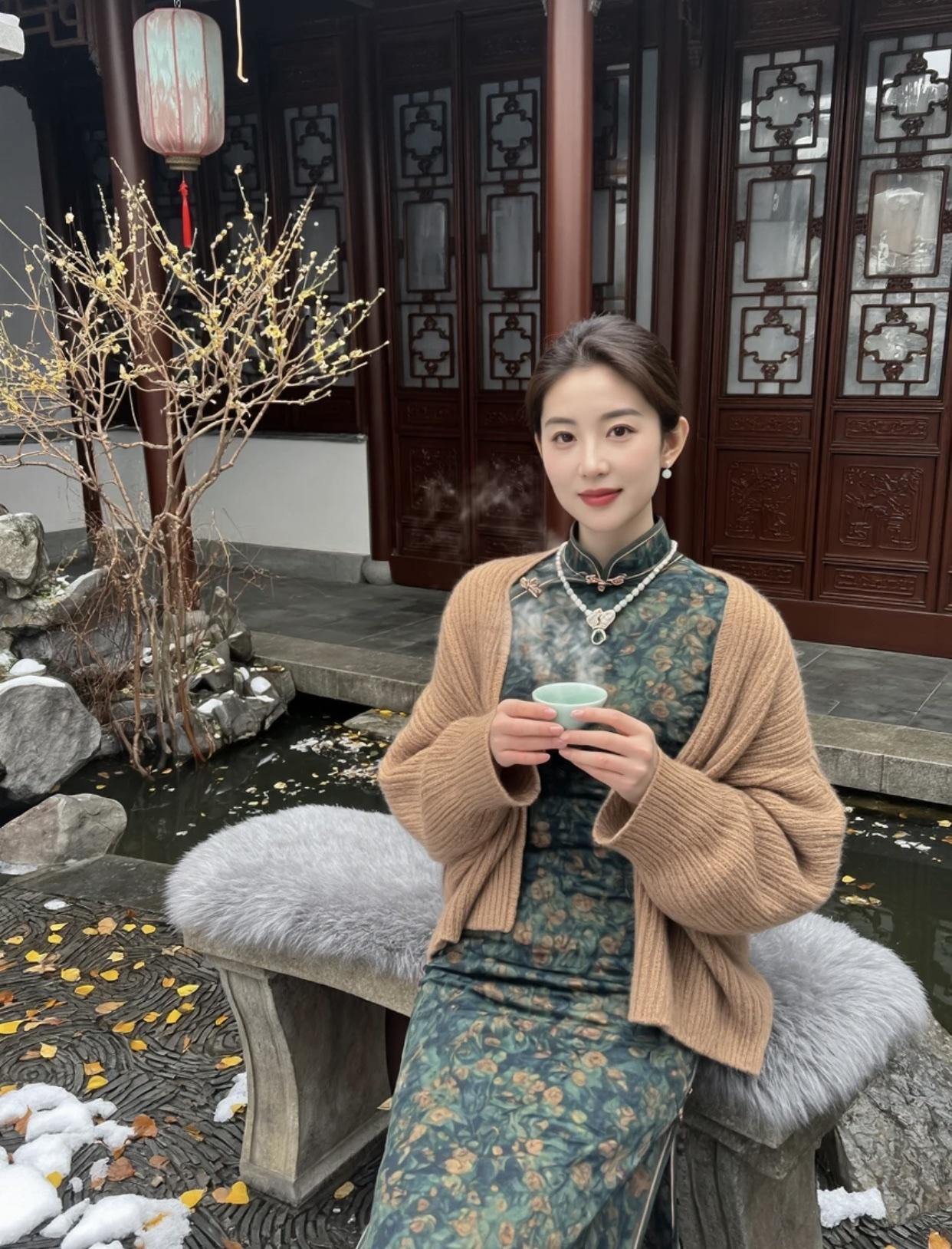 什么样的美人算是东方美人茶香满院，岁月静好。