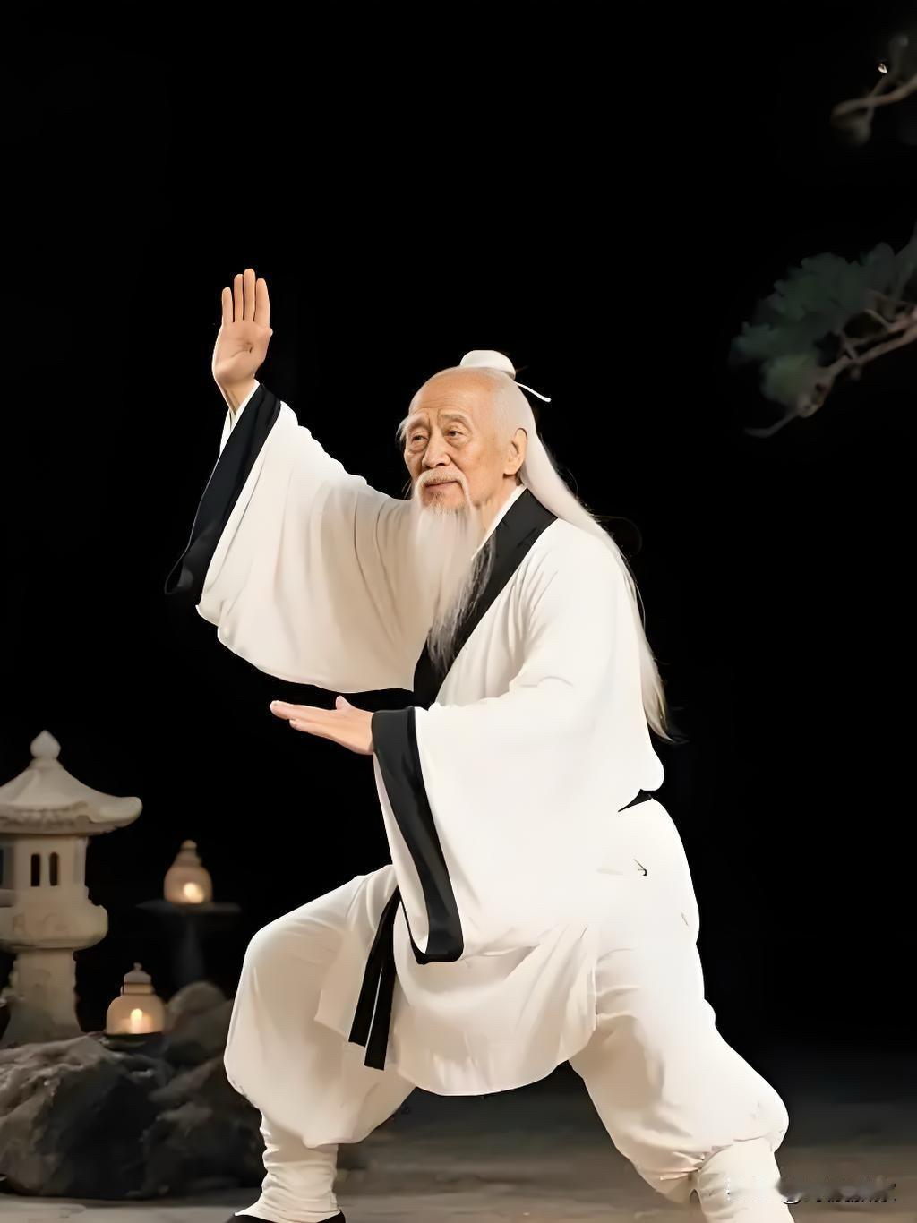 张三丰，史称他龟形鹤背，大耳圆目，须髯如戟。读书过目成诵，寒暑只有一衲一蓑。曾