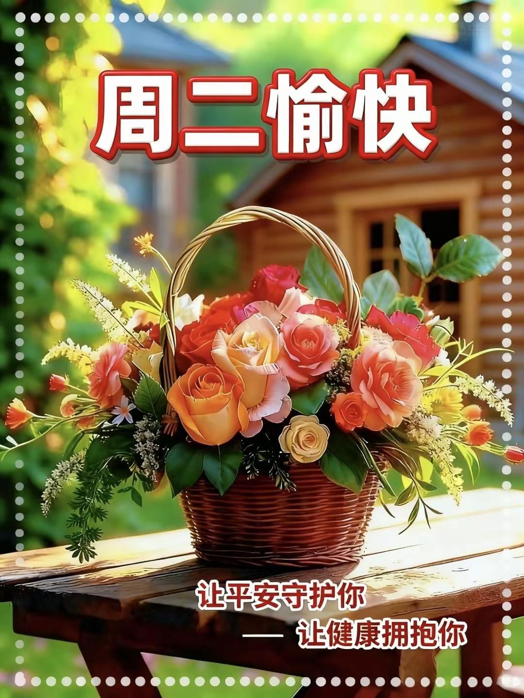 周二早安，褪去周一的仓促，稳住一天的节奏。愿清晨的微风拂去疲惫，琐碎小事皆能理
