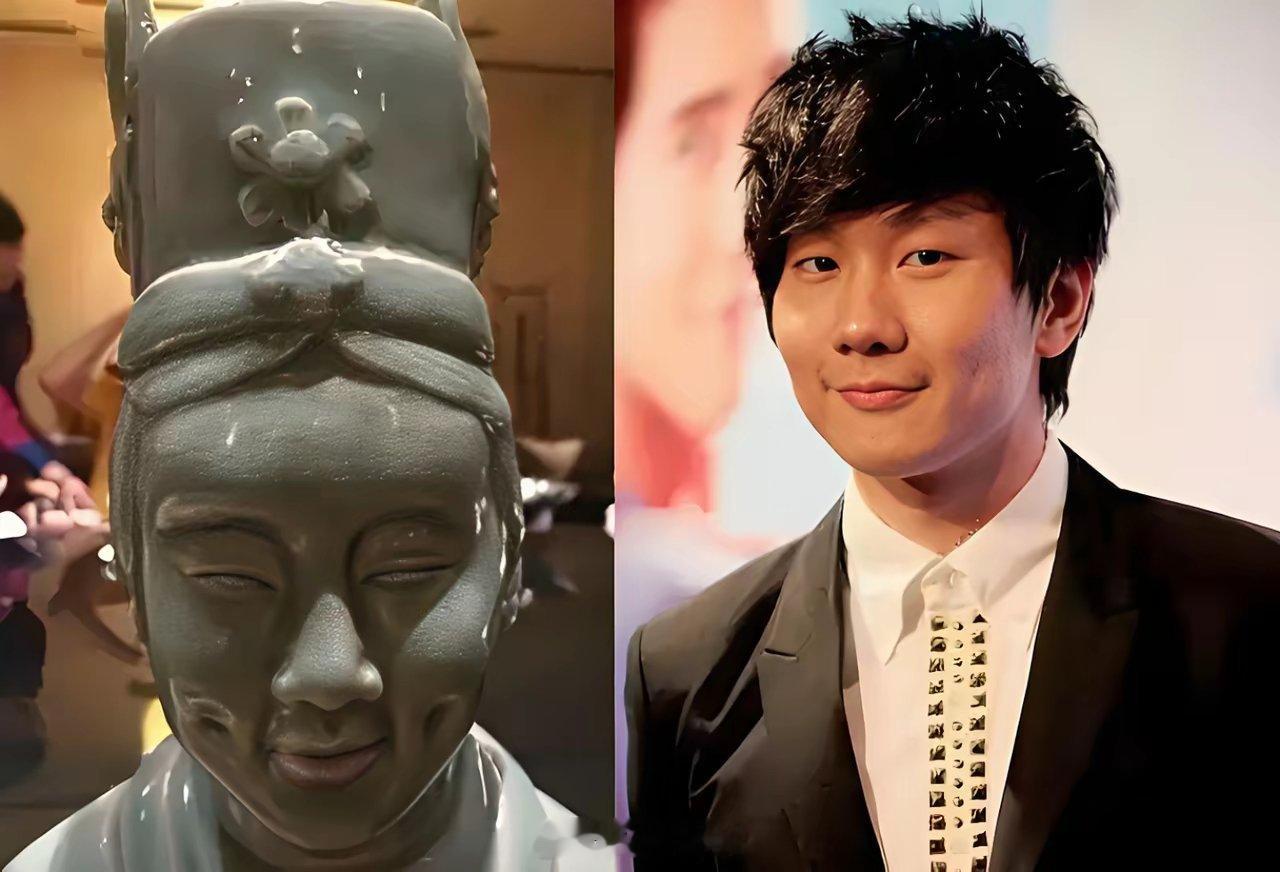 震惊不？李亚鹏像佛、景甜像观音、郭德纲像财神，连林俊杰和孙红雷都能在庙里找到“替