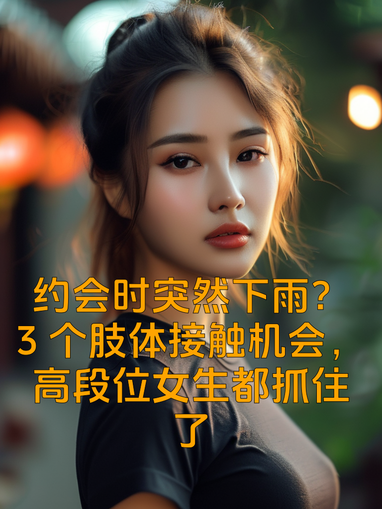 约会时突然下雨？3个肢体接触机会，高段位女生都抓住了