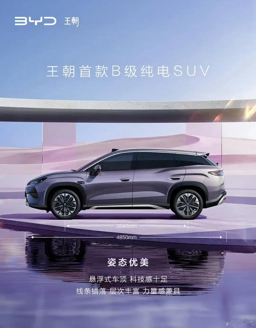 比亚迪宋UltraEV官图发布，定位中型SUV，预计会和在售的宋LEV形成产
