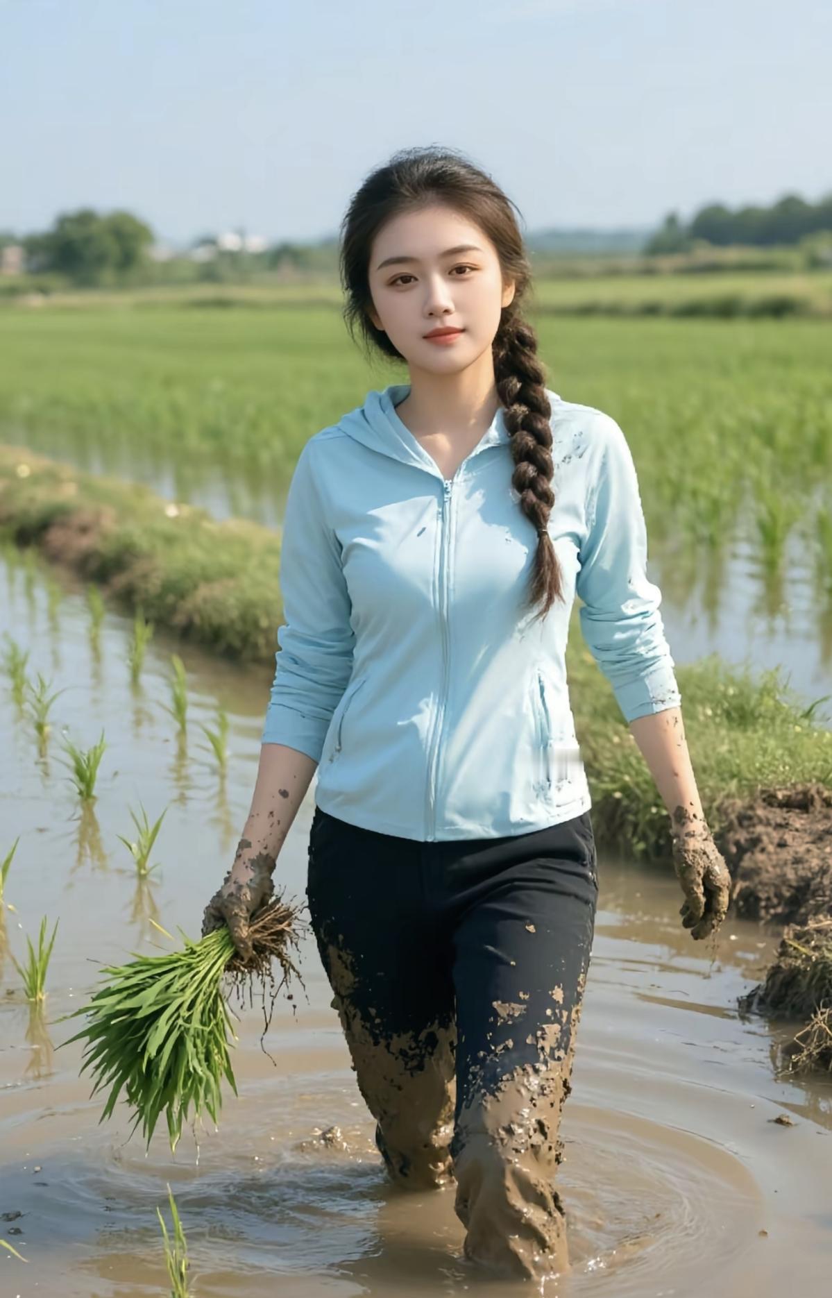 田间劳作日，春泥润新苗。