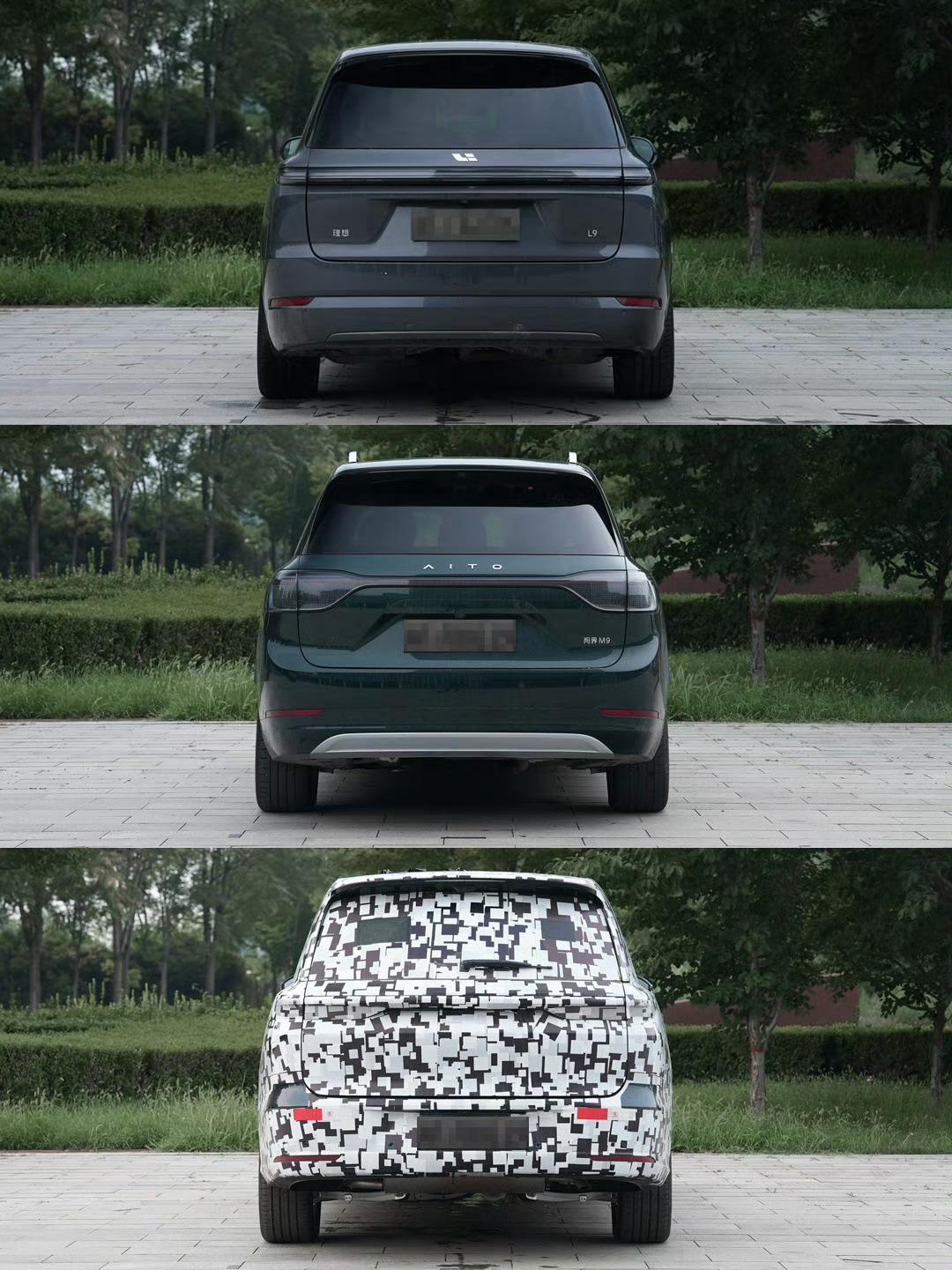 进入密集预热阶段的魏牌全新大型旗舰SUV，又流传出一组与目前市面上处于头部的9系