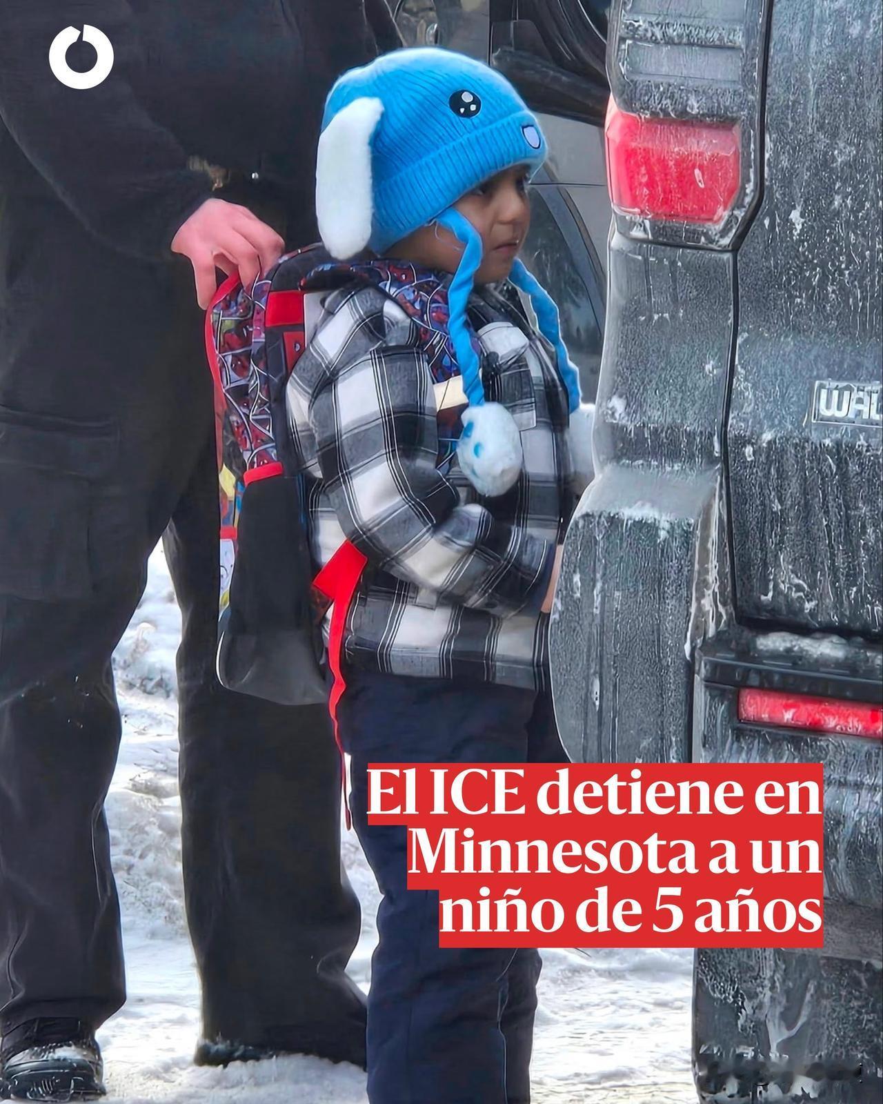 现实往往比虚构的故事要精彩。美国ICE探员今天抓走了一名5岁小男孩，由光天化