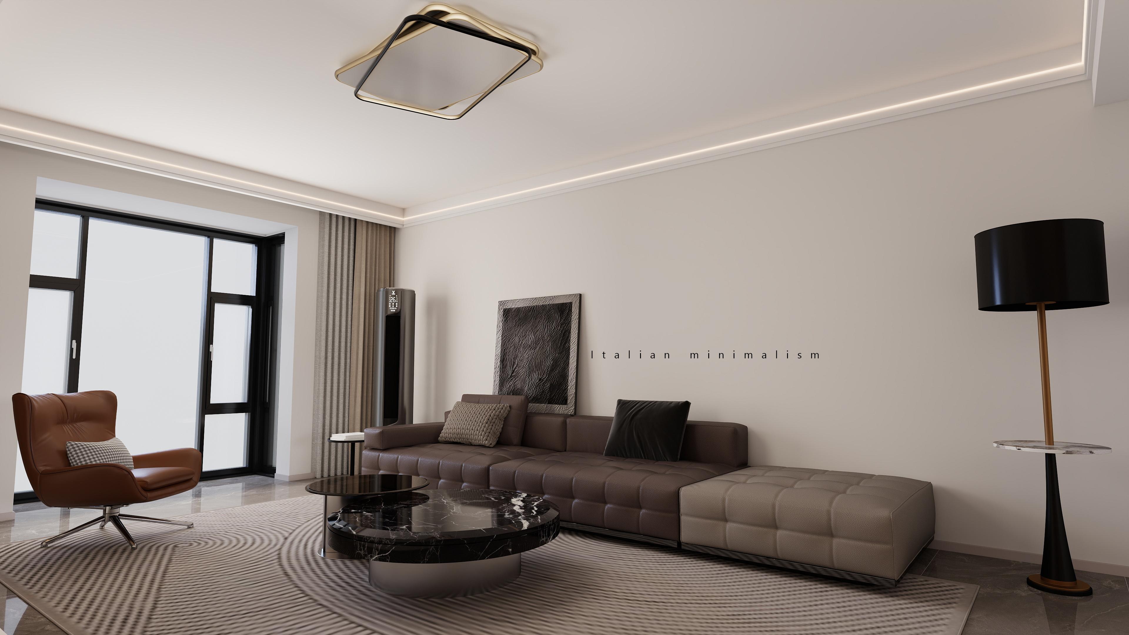 意式极简客餐厅设计案例！