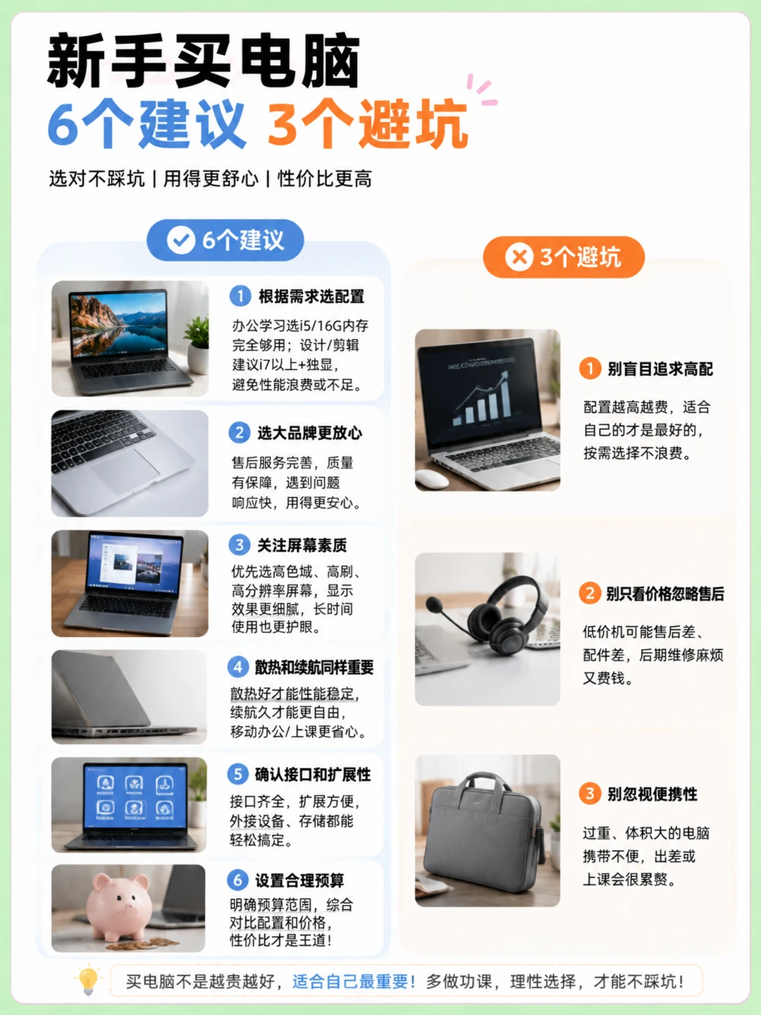 笔记本电脑配件不知道怎么选？快学起来！