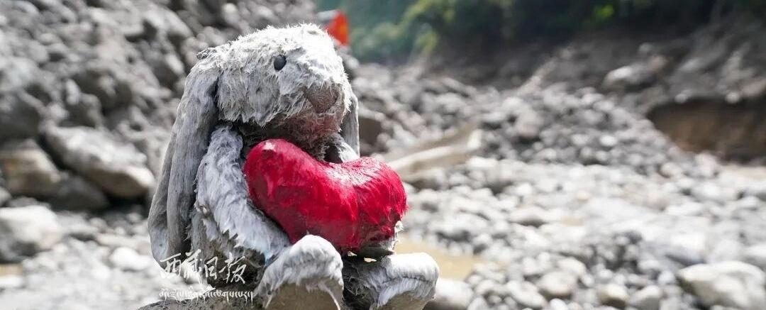你敢信吗？一场泥石流冲过，救援队挖出个连毛都没掉的粉色兔子玩偶，可大活人却连个衣