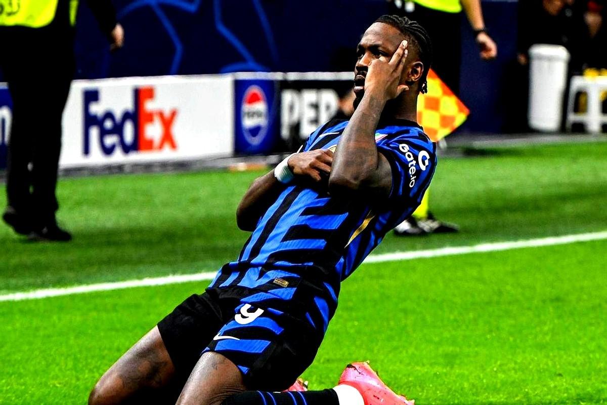 国米这是要“卖血”重建？核心前锋小图拉姆，据传身价已抬到8000万，巴萨正盯着他