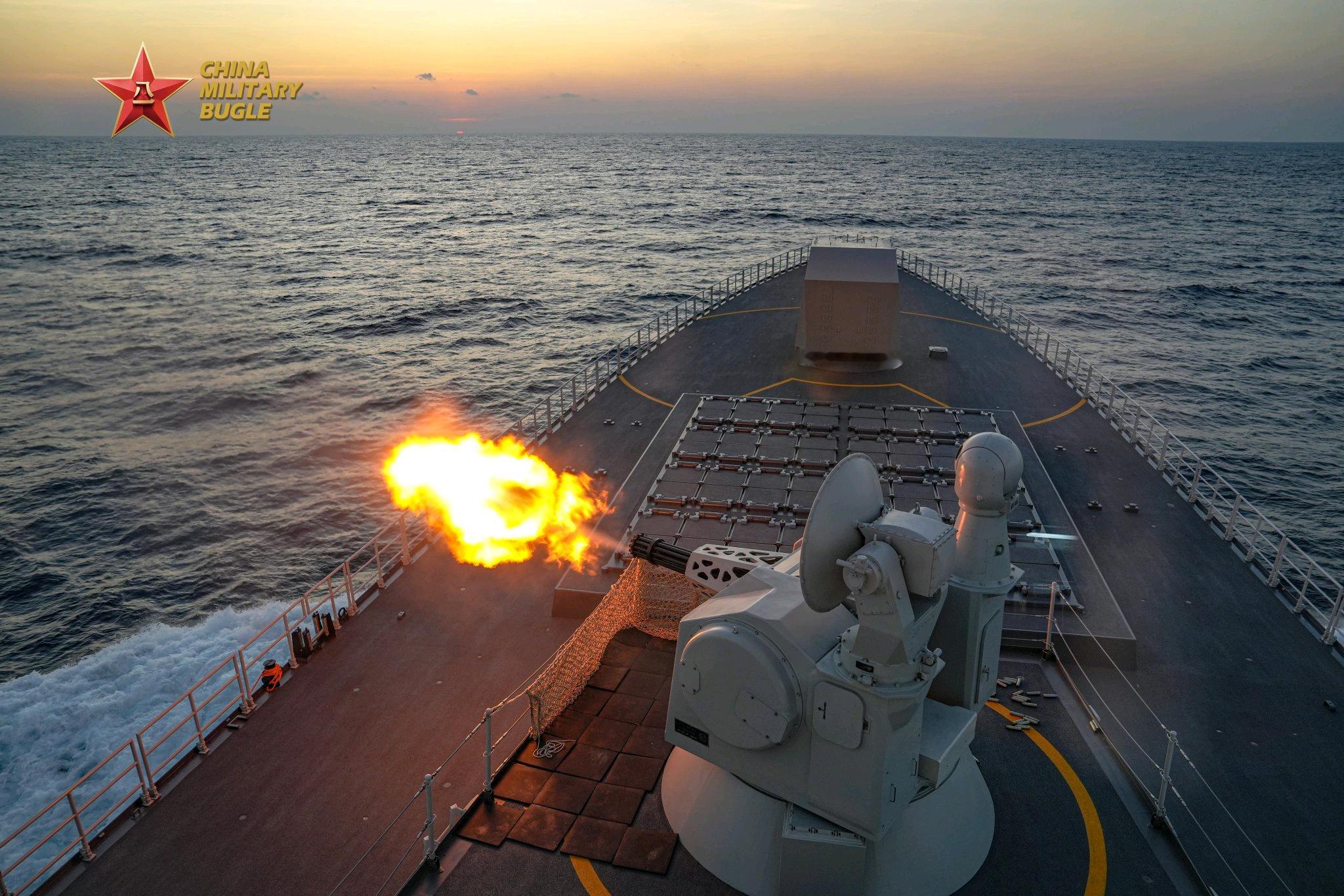 舰队出征，驱九威武烽火问鼎计划中国海军