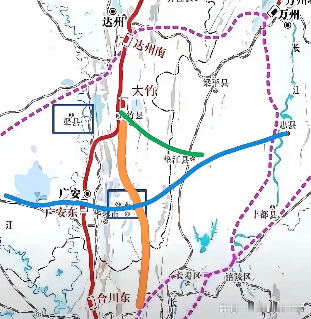 西渝高铁过境四川，最大的“意难平”莫过于邻水，其次便是渠县。原本从大竹经邻水到