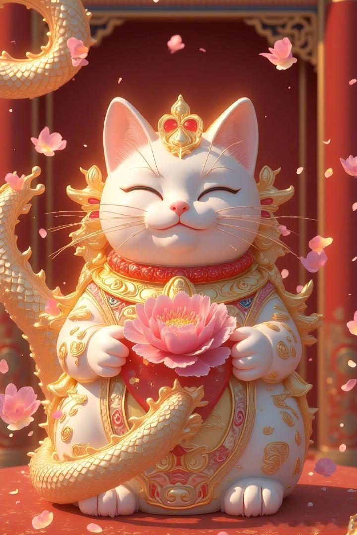 转赞这只【富贵灵猫】，为你招财招福招人缘，你需要的都会帮你招来！​​​