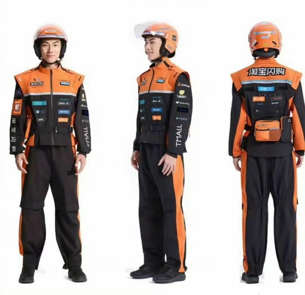 继淘宝闪购换“赛车服”之后，京东外卖也跟进了！搞得和赛车服一样，使用的是京东的