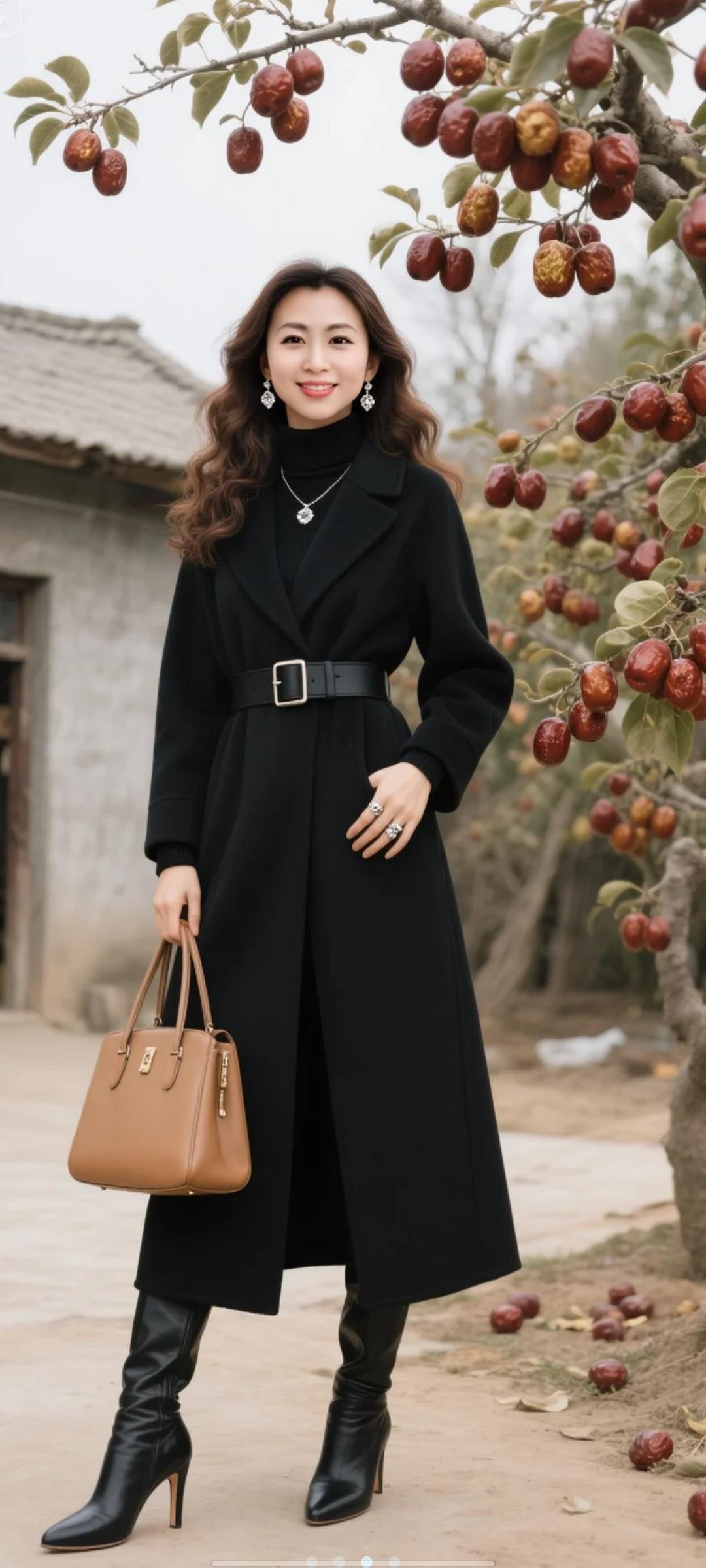 黑色长衣好看嘛？