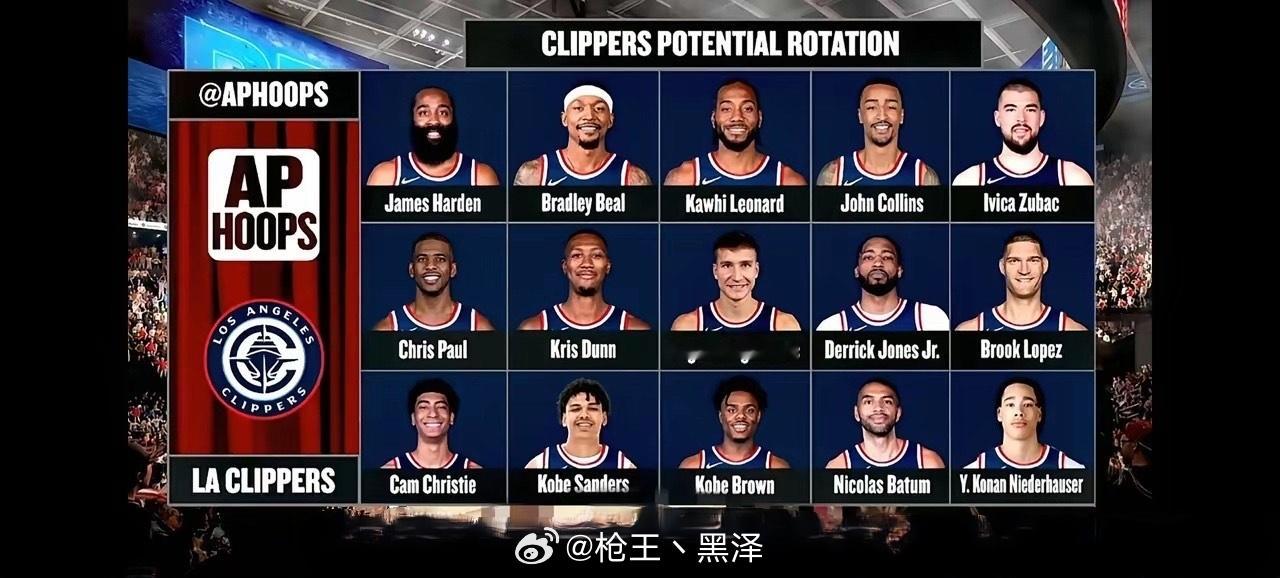 再说一次，快船开赛至今最大的问题那就是柯林斯莫名其妙强行替补还不给时间最经典的就