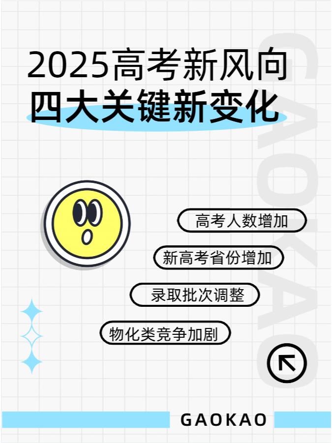 🎯2025高考战鼓已敲响！这届考生必须掌握的四大新动向！