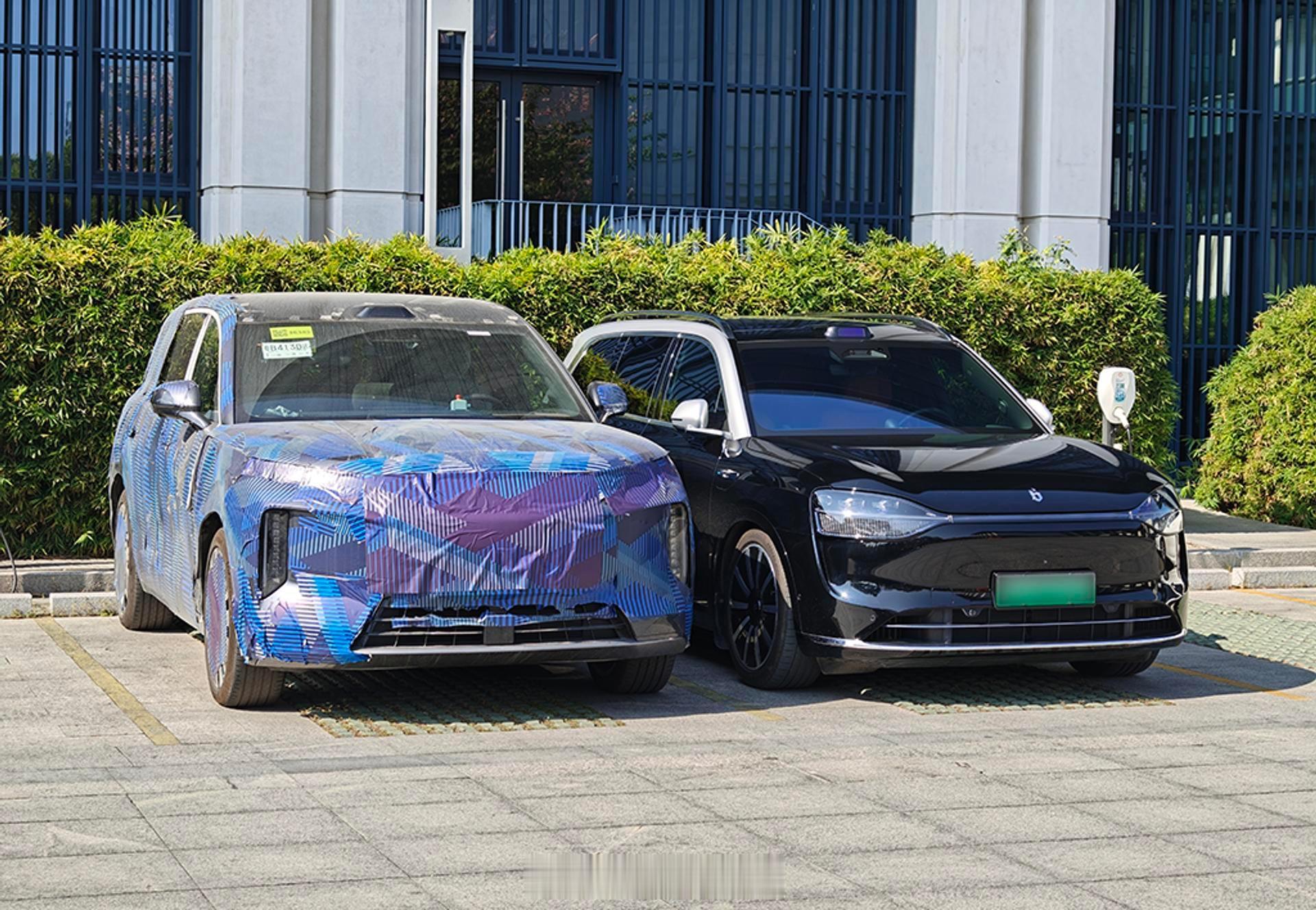 刚在群里看到的，疑似比亚迪D级旗舰SUV唐9系谍照，体量感不小，大家觉得这台车会