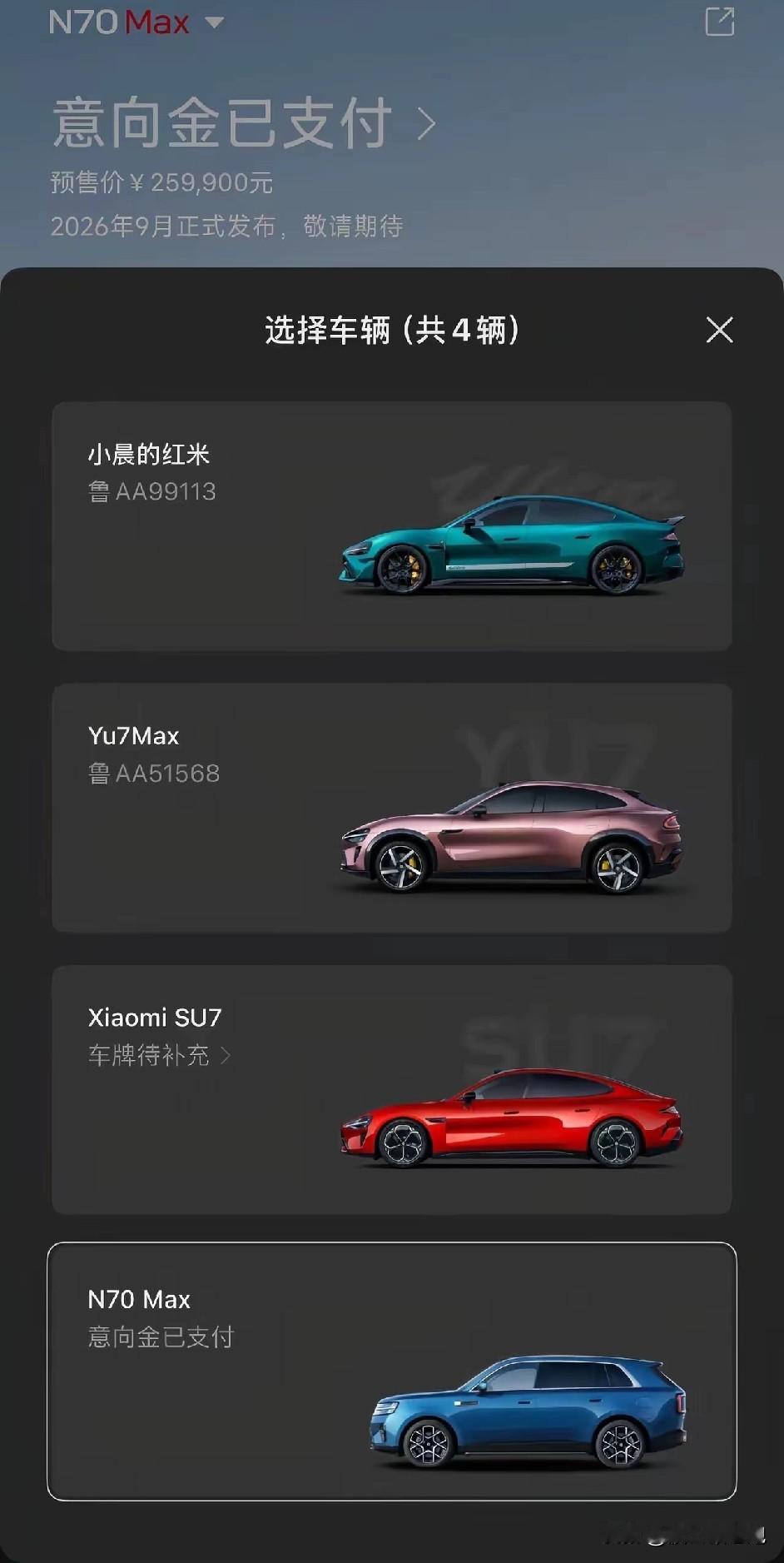 新能源汽车成了快消品，果然向着有钱人的大玩具这个方向发展了，四台小米加起来一百多
