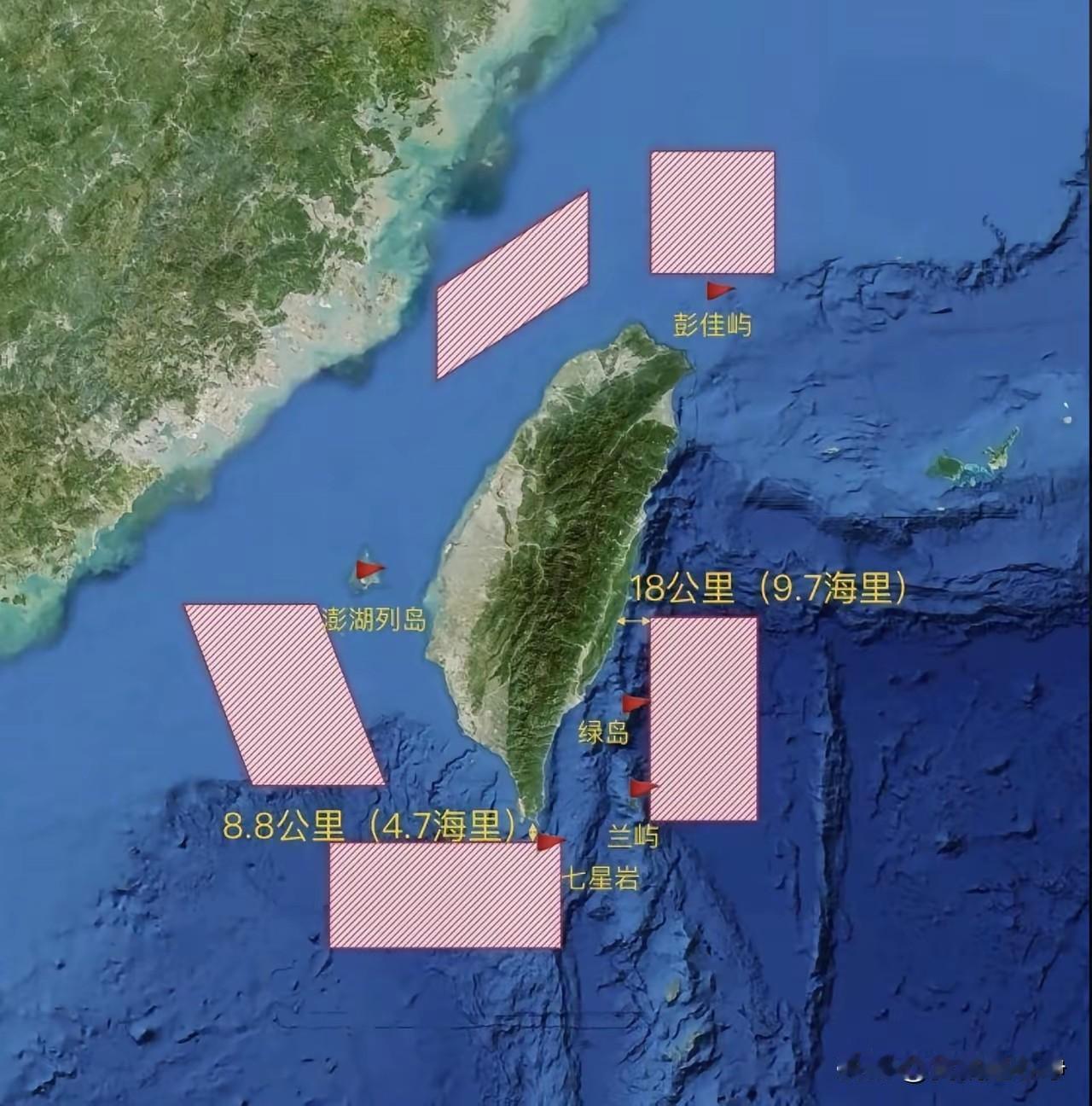 8.8公里呀，朋友们，平时爬山散步可能都不止这个数字。这已经是把台湾的海岸线完