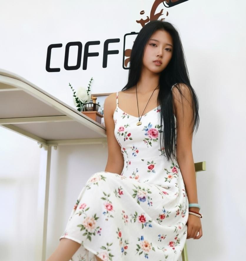 这到底有没有过度化妆，怎么看怎么好看，这样的美女是不是天生丽质的那种，看着五官很