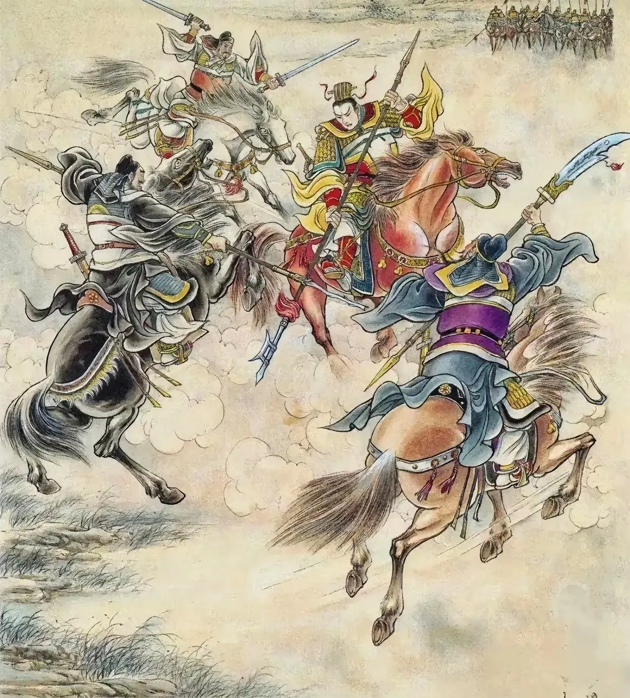 像吕布这样的人才，曹操能不能放他一条生路？曹操真不敢！那时候的曹操，也不是特别