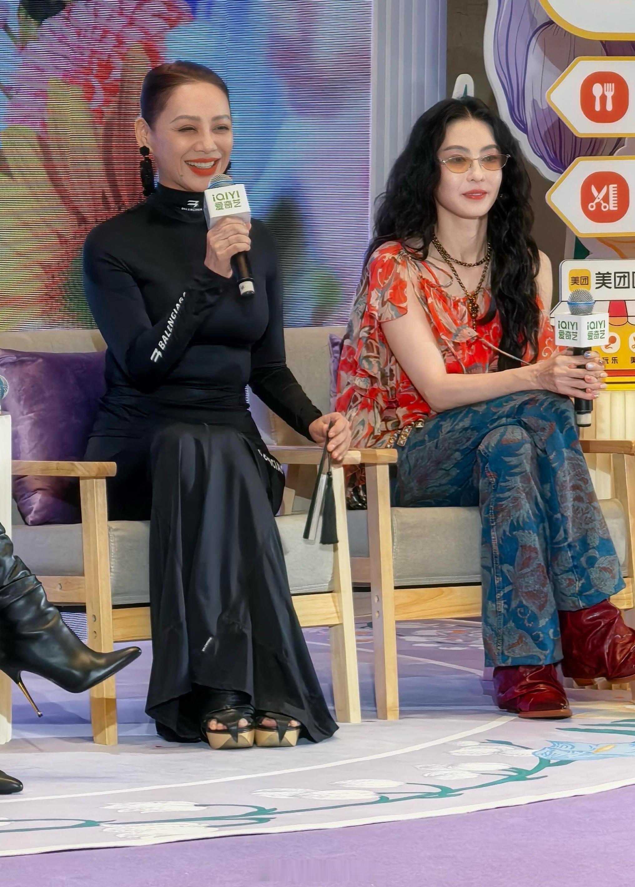 一路繁花2发布会生图张柏芝宁静刘嘉玲发布会生图这都美成啥样了​​​