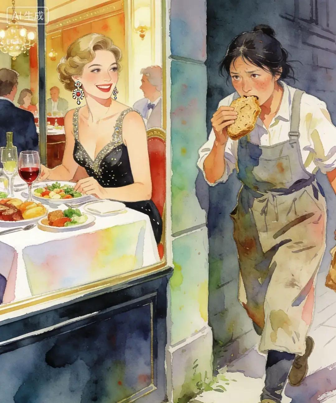 刷到一条热帖说有钱的女人走路带风，没钱的连拒绝加班都犹豫。评论区炸了，三亿阅读