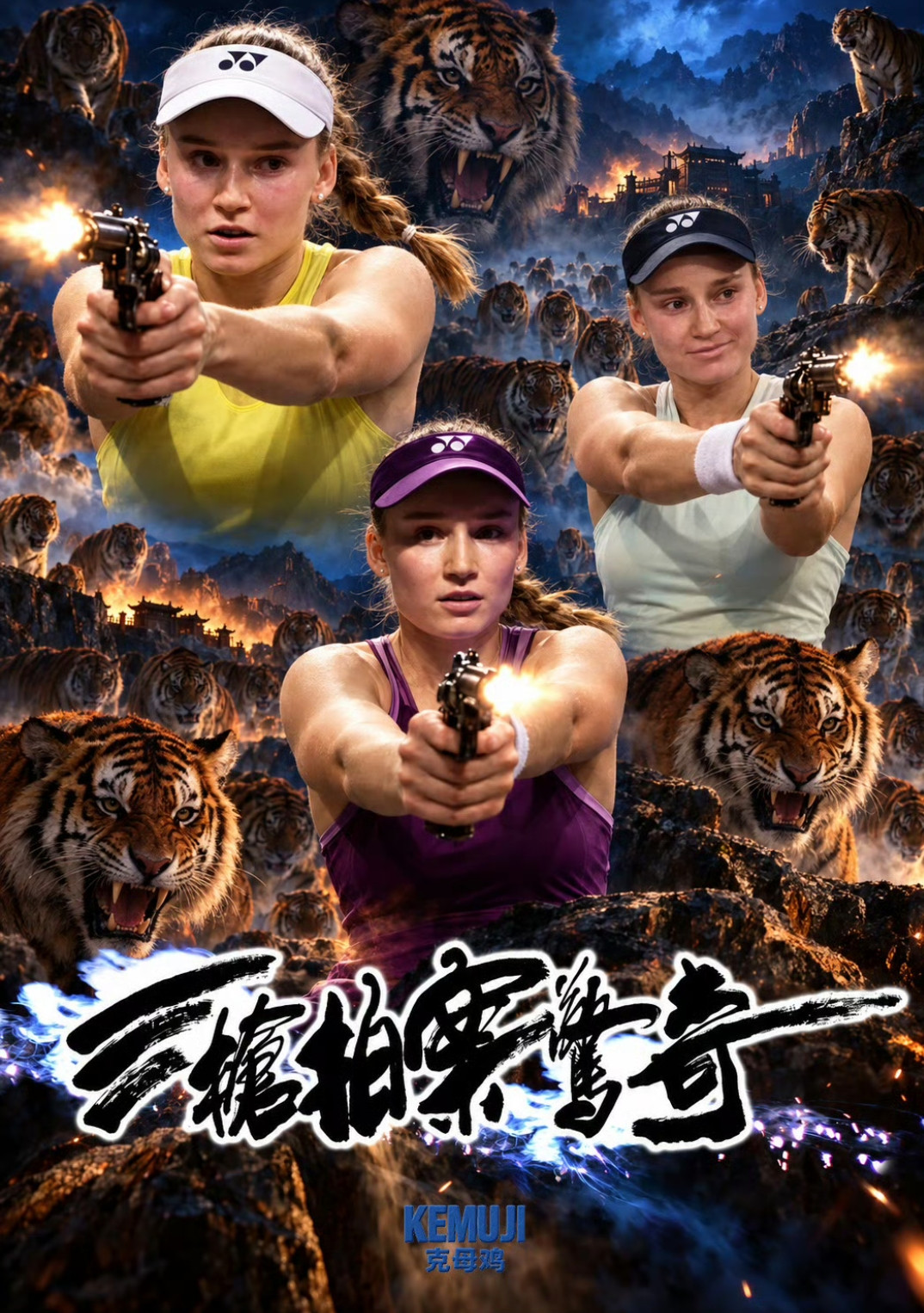 🏆莱巴金娜专属魔咒！近三个最高级别决赛，全部击败萨巴伦卡拿下冠军！✅2026美网决赛：莱巴金娜6-