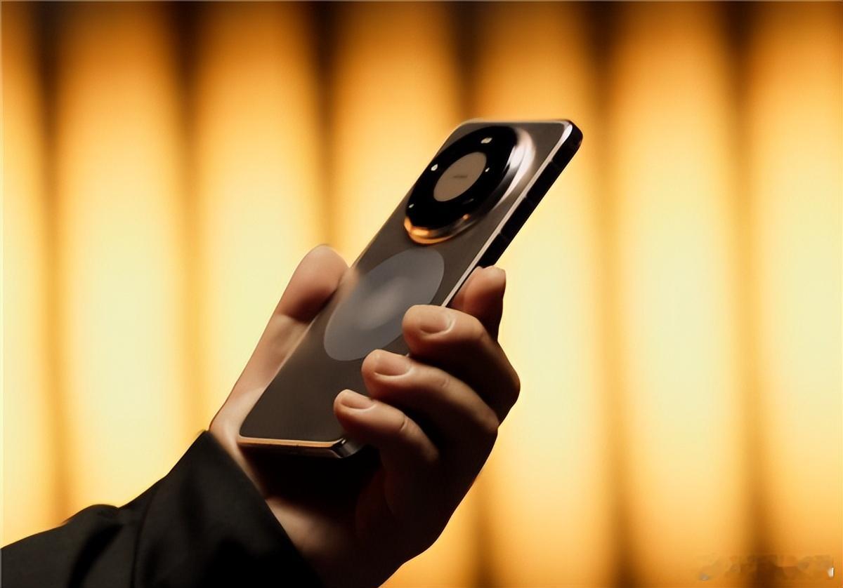 Mate80,下方的圆环，虽然华为官方并未透露其用意，根据博主的解释，这是为华