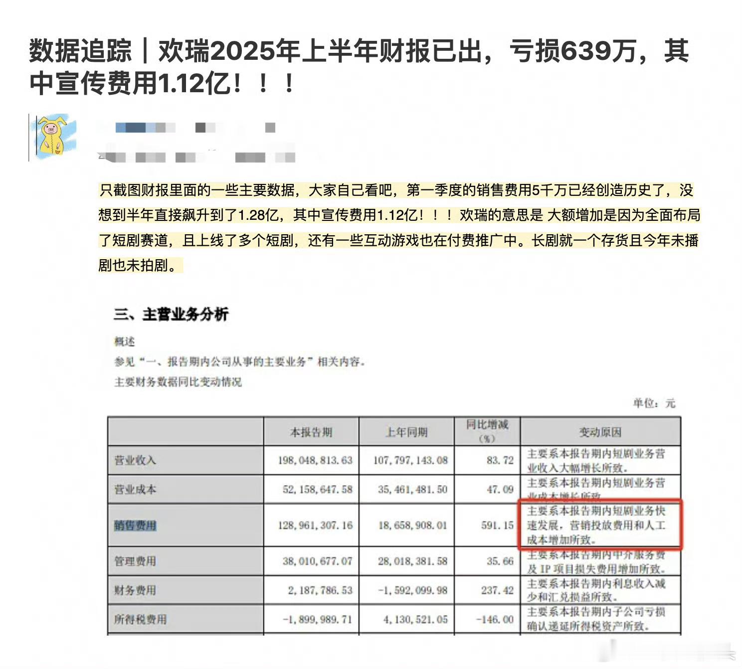 好家伙，宣传费1.12亿🤐​​​