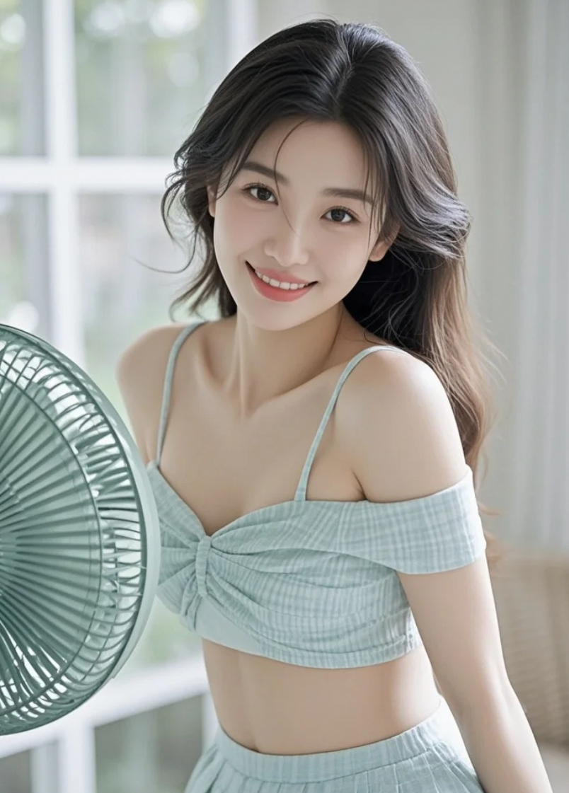 她犹如静谧湖水般清澈动人