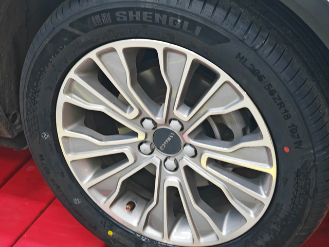 东风胜利轮胎初感换胎原因：9w公里，前胎磨损快到线了，而且雨天大脚油门起步响胎